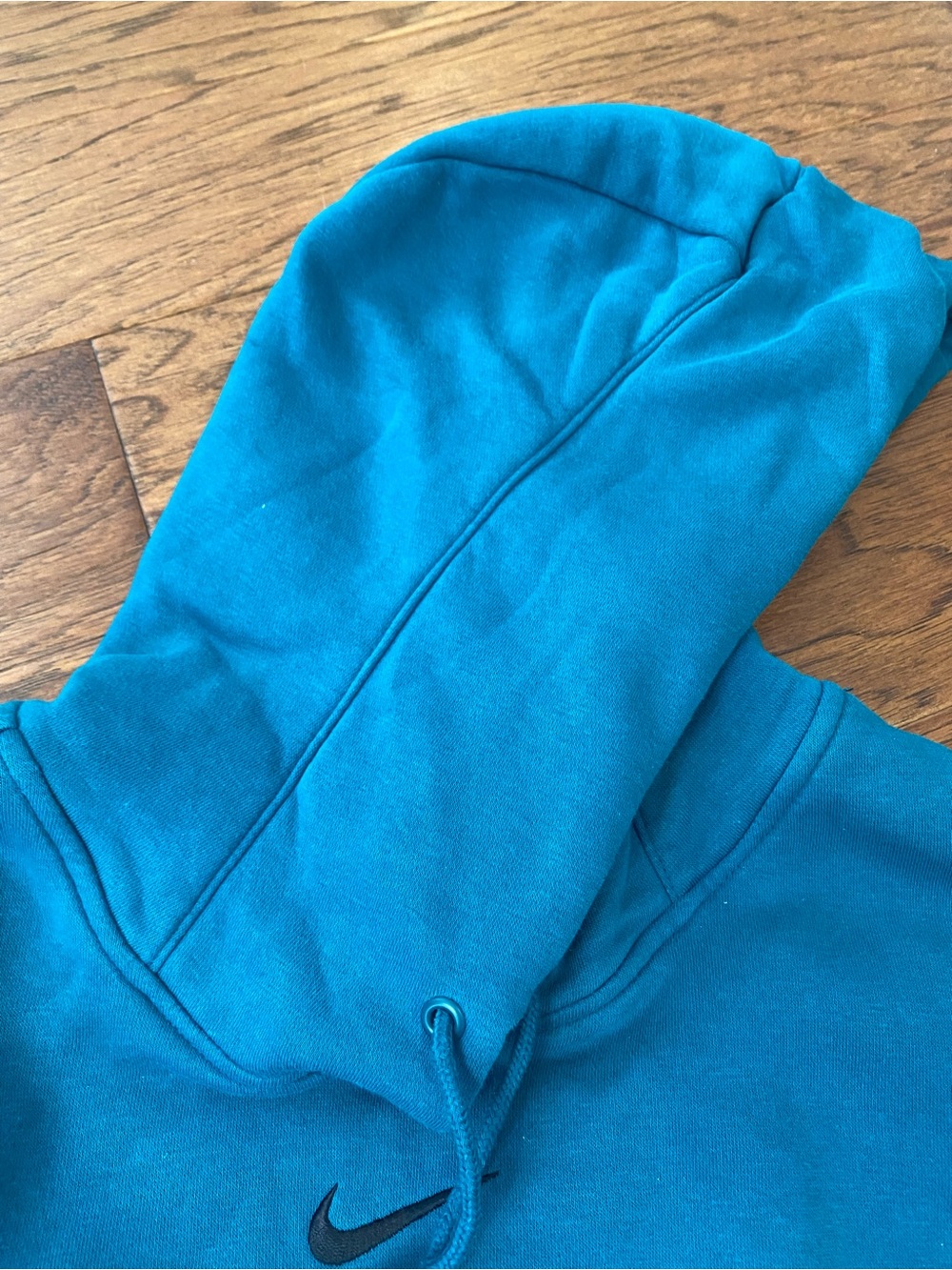 Women's Nike Oversized Phoenix Fleece Hoodie Teal In Color Size Medium - Picture 8 of 16